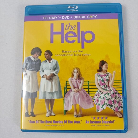 The Help - 2011 - 3 Disc Set - Blu/ray DVD - Rated PG/13 - Used - Picture 7 of 7